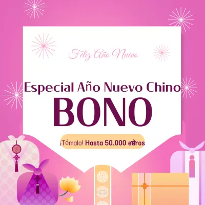 Promoción rosa acogedora para el Año Nuevo Chino