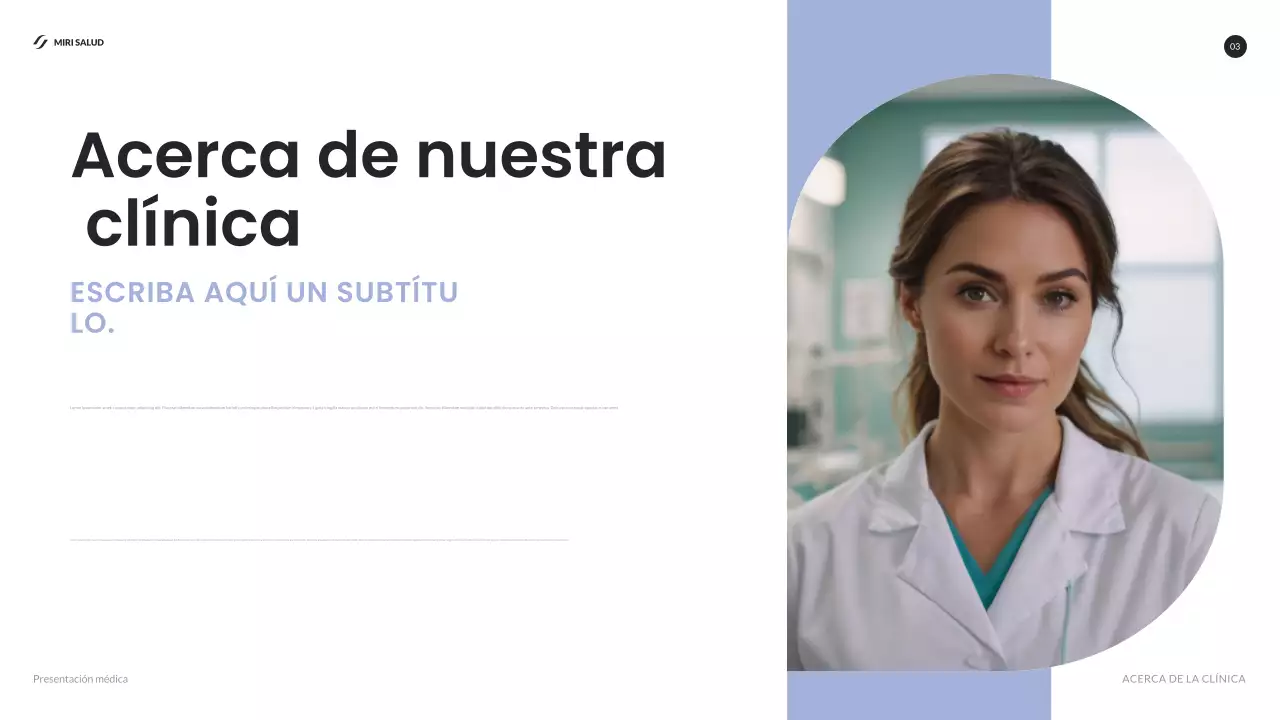 informe blue modern healthcare