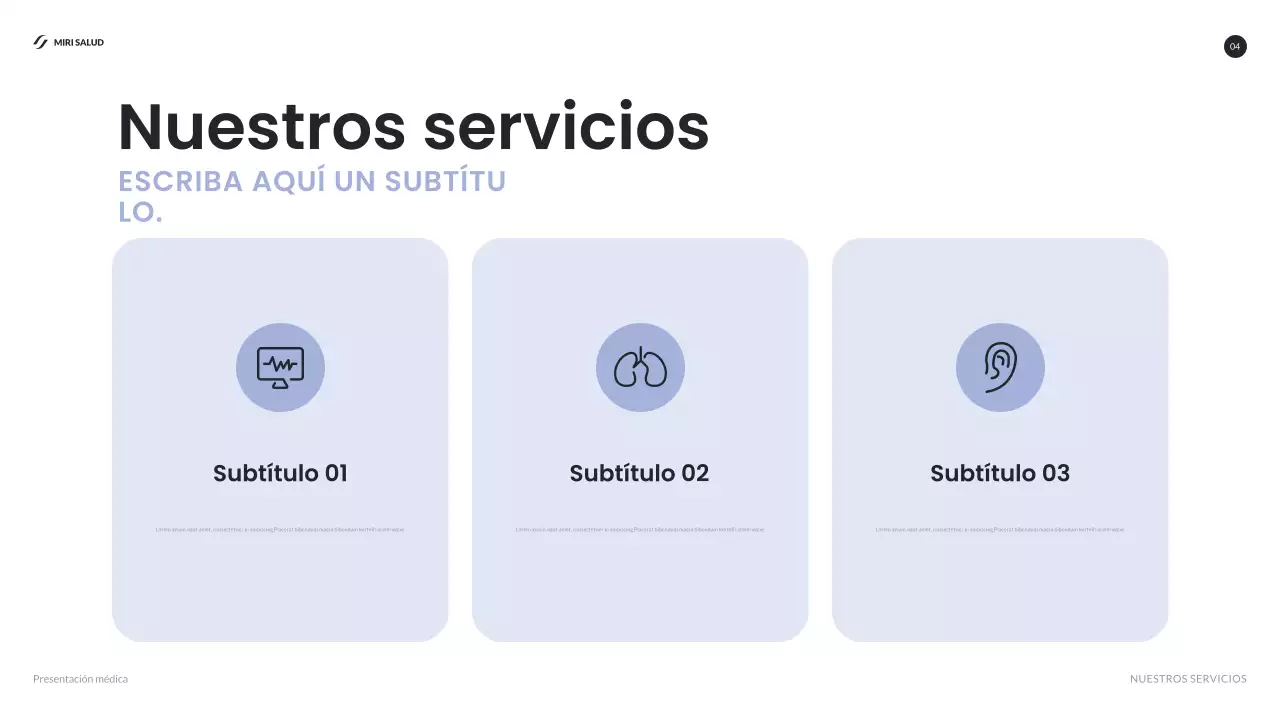 informe blue modern healthcare