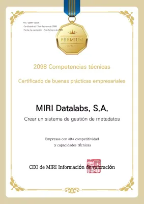 Listado de certificados Beige Classic
