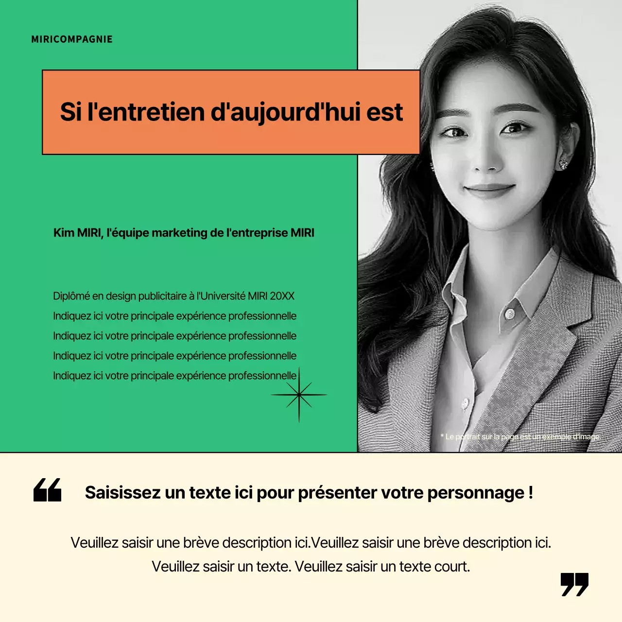 Publicité sur la formation en milieu de travail moderne d'Orange