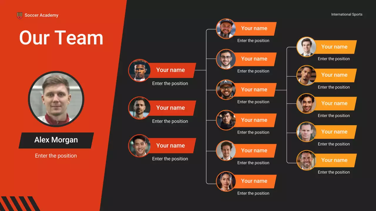 Black and Red Modern Football Academy Pitch Presentation