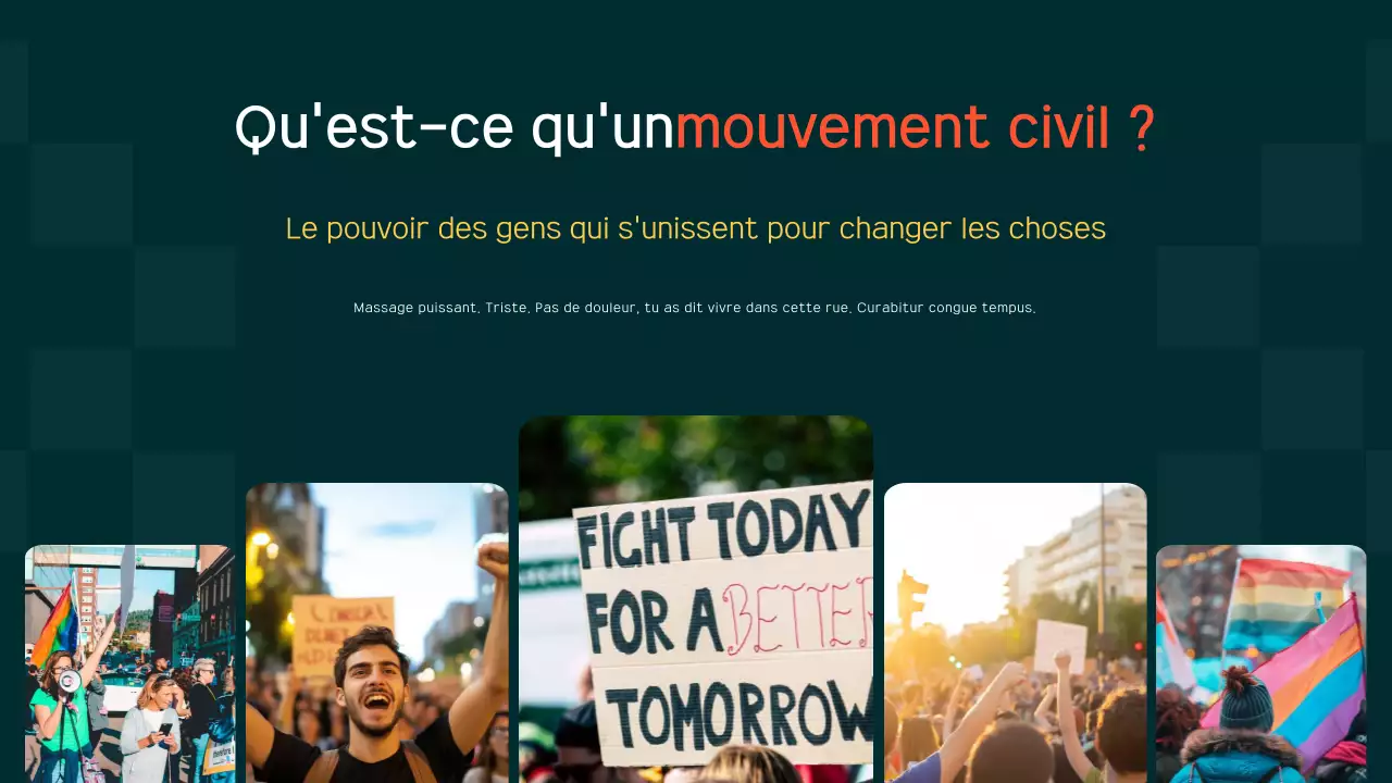 annonce des mouvements civils modernes de la marine