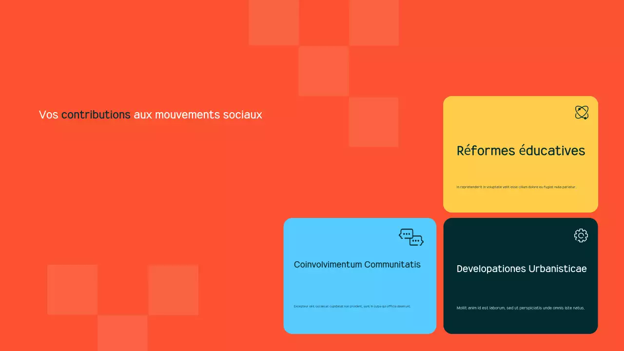 annonce des mouvements civils modernes de la marine