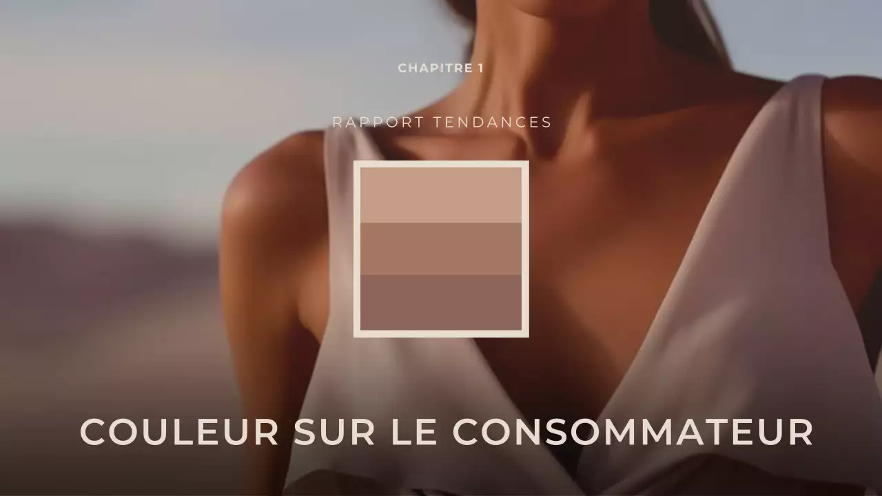 Rapport de mode marron moderne et élégant