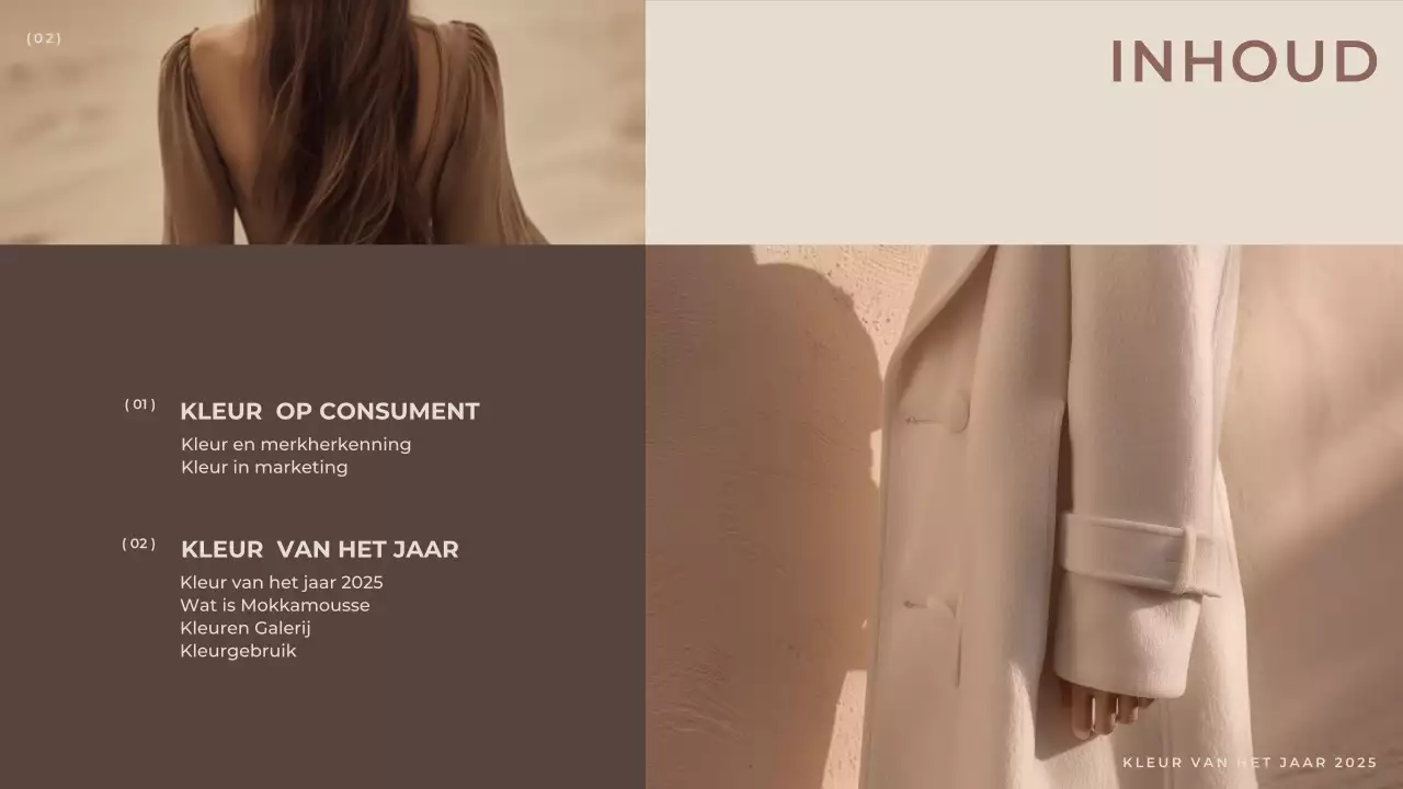 Bruin Modern Elegant Mode Rapport