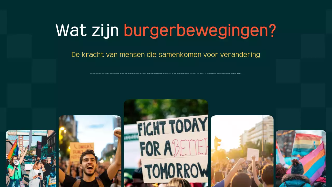 marine moderne burgerbewegingen aankondiging