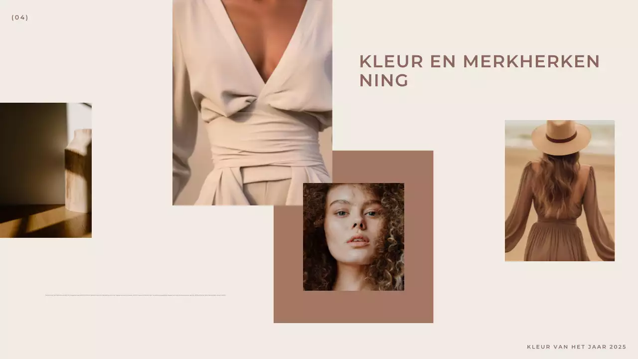 Bruin Modern Elegant Mode Rapport