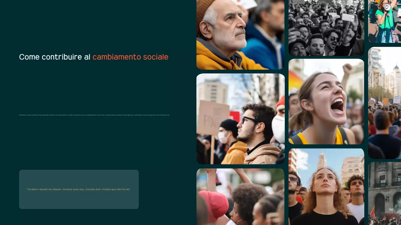 annuncio dei movimenti civili moderni della marina