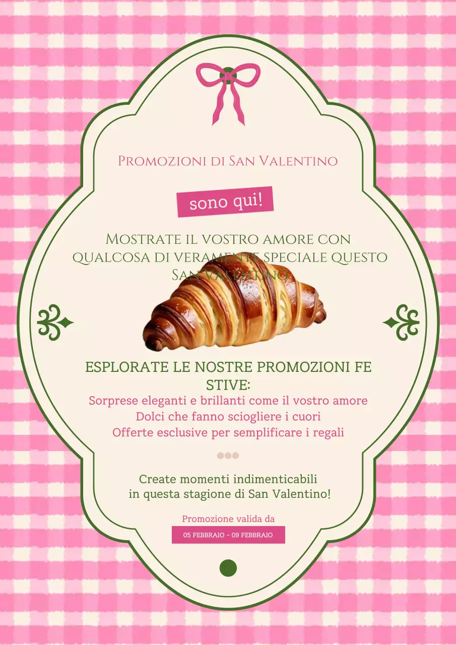 Panificio Vintage Rosa Promozione San Valentino