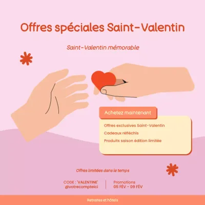 vert moderne promotion Valentine