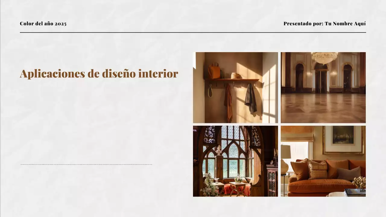 Presentación del Color del Año Beige y Moca