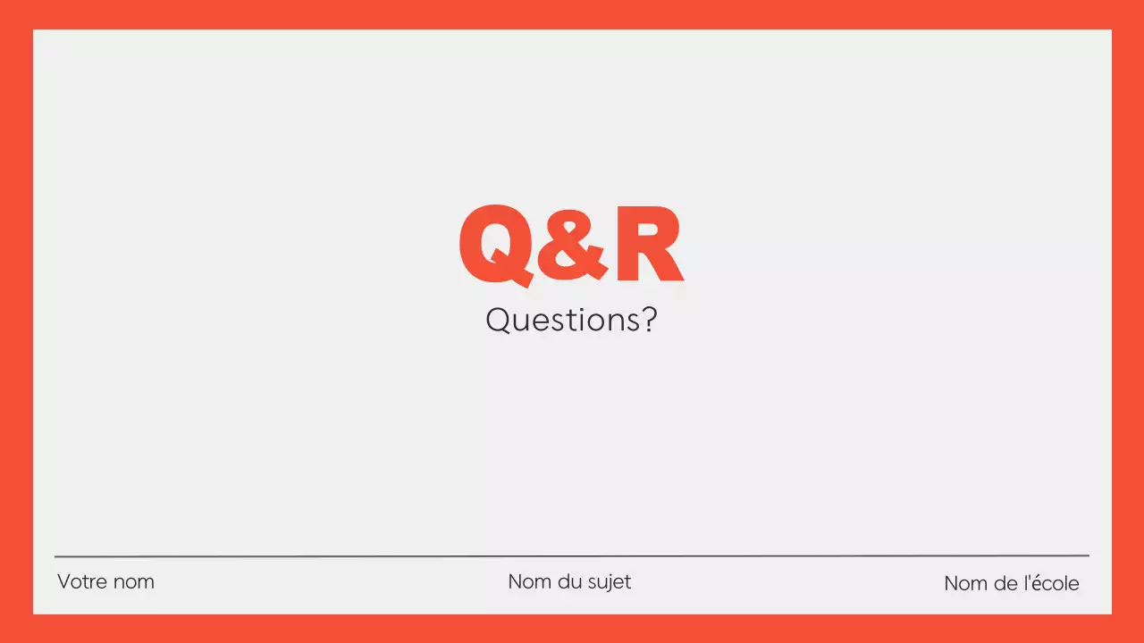 Présentation de l'éducation académique moderne d'Orange