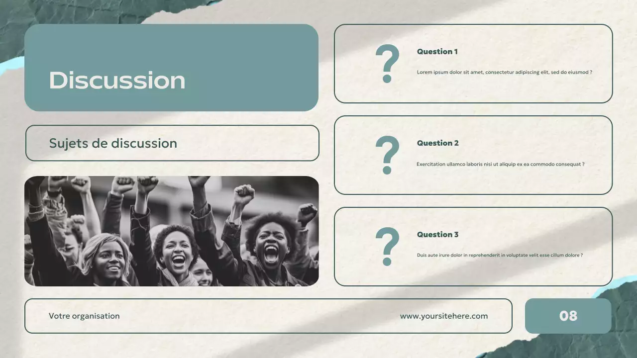 sarcelle annonce d'unité du mouvement civil moderne présentation