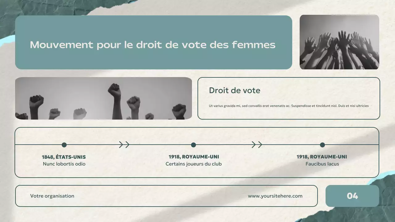 sarcelle annonce d'unité du mouvement civil moderne présentation