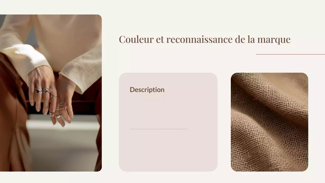 Brown Trend Color of The Year Presentation (Présentation de la couleur de l'année)