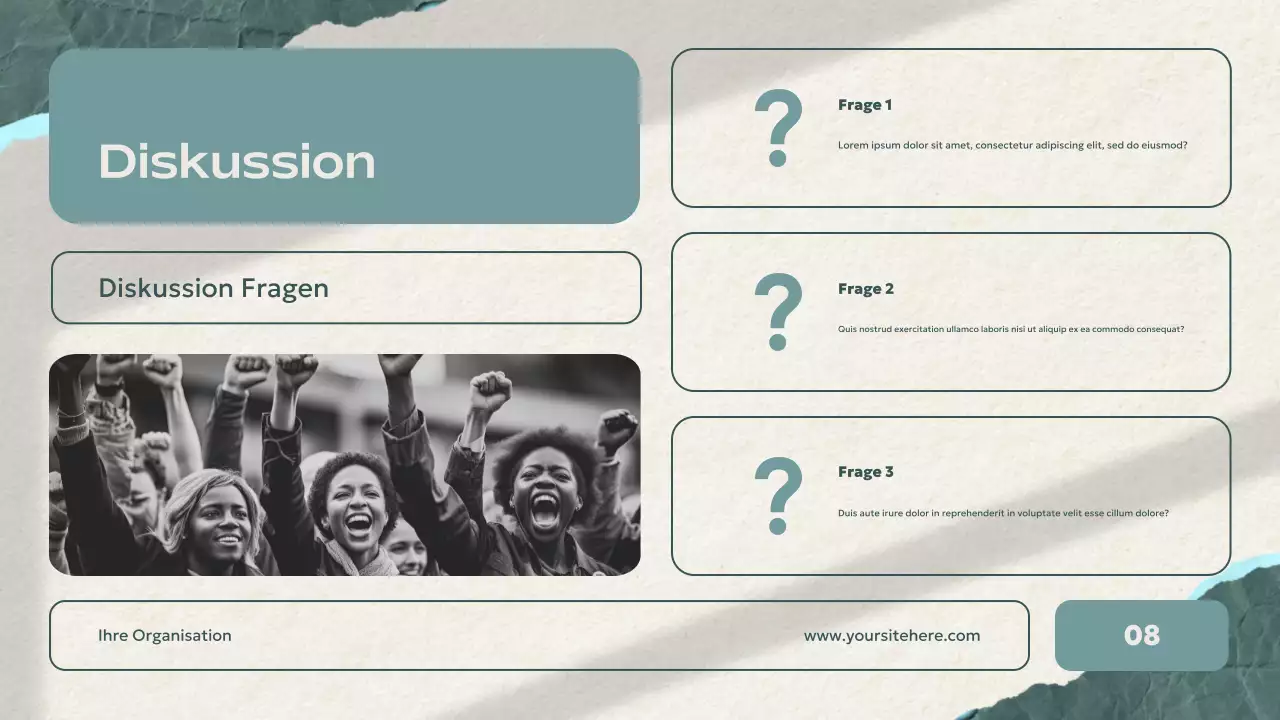 teal modern civil movement unity announcement presentation