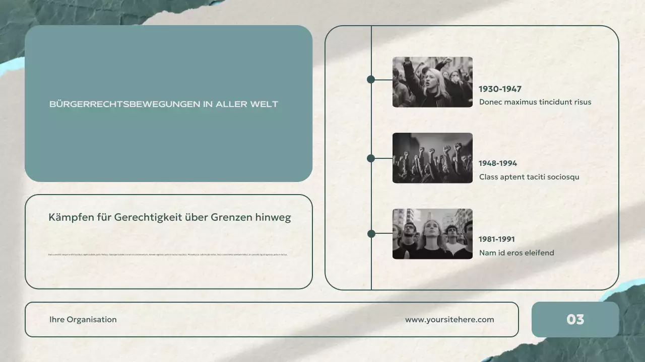 teal modern civil movement unity announcement presentation