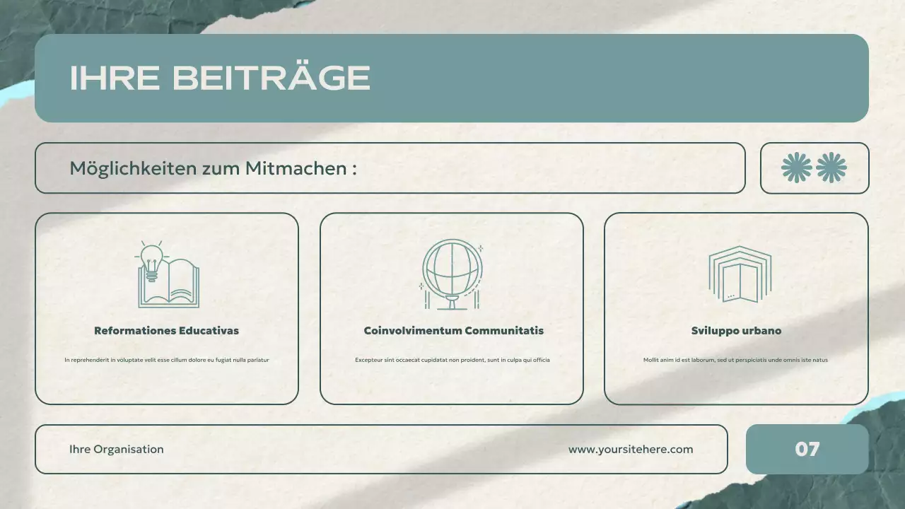 teal modern civil movement unity announcement presentation