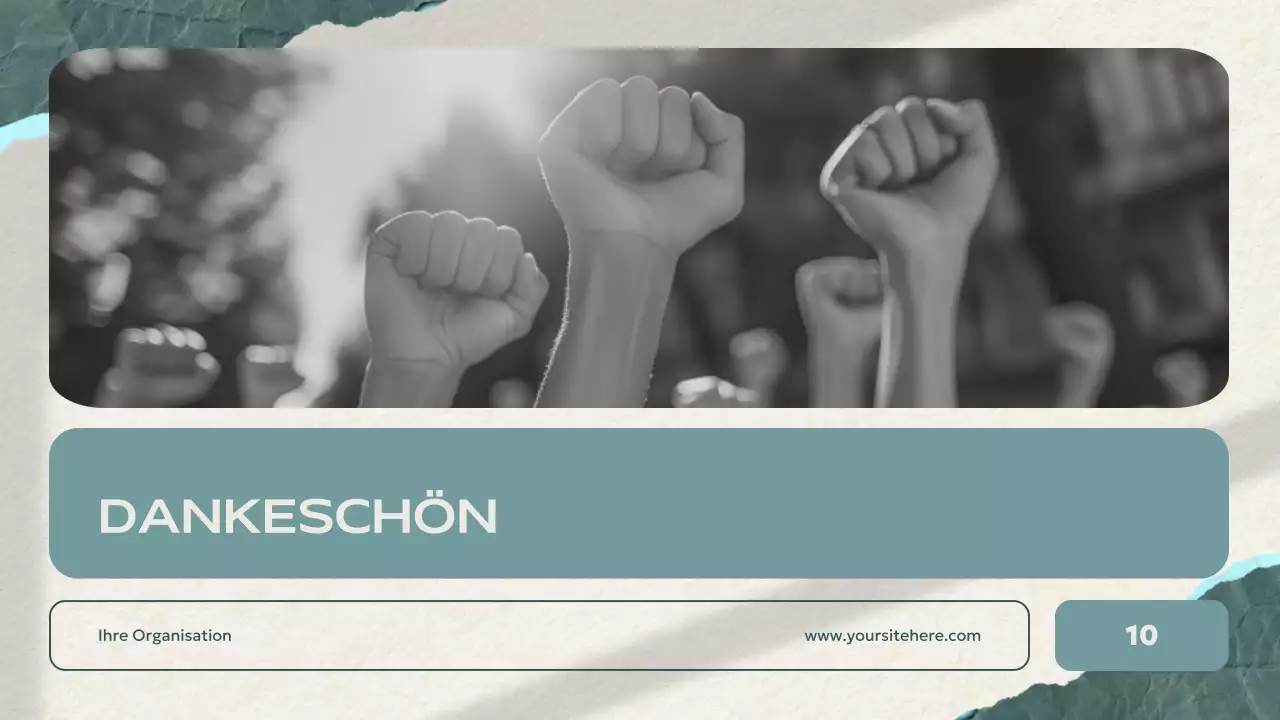 teal modern civil movement unity announcement presentation