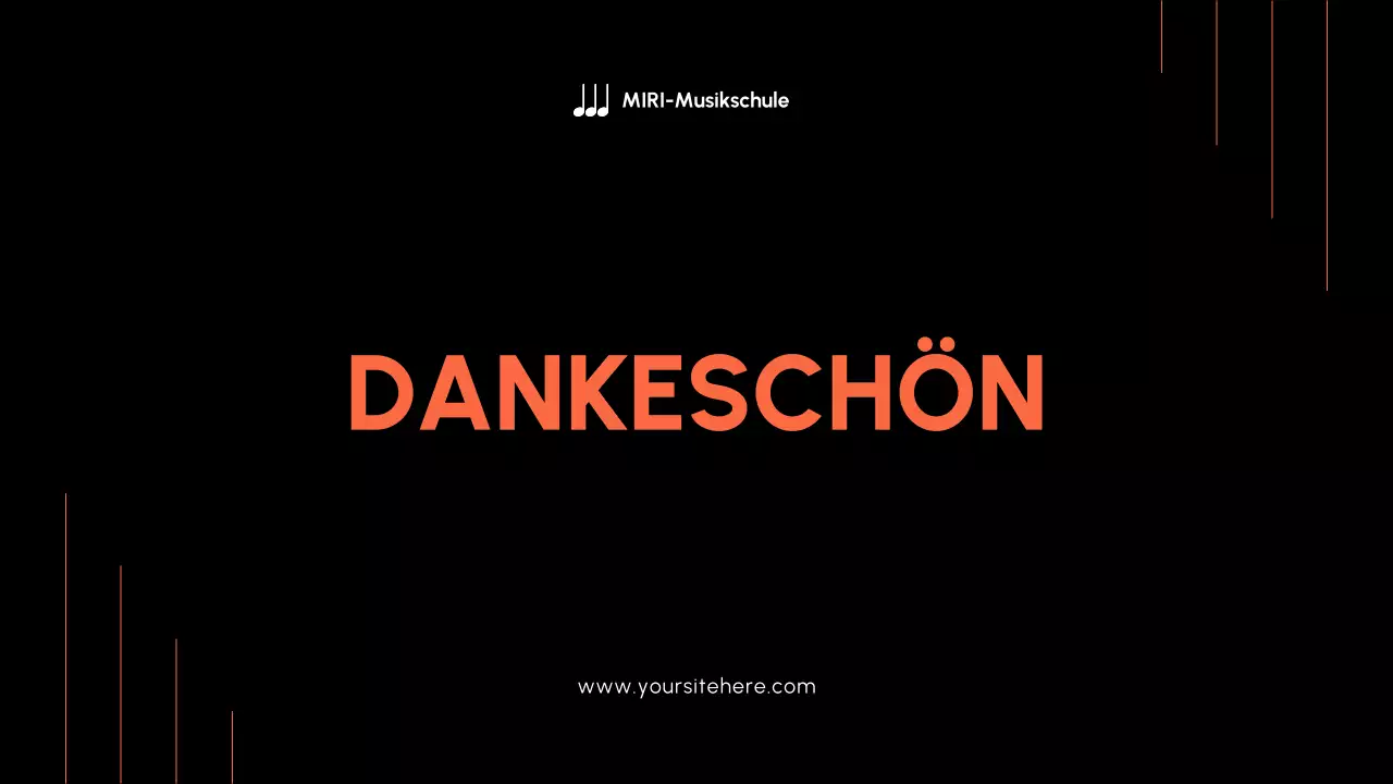 Orange und Schwarz Moderne Musikgeschichte