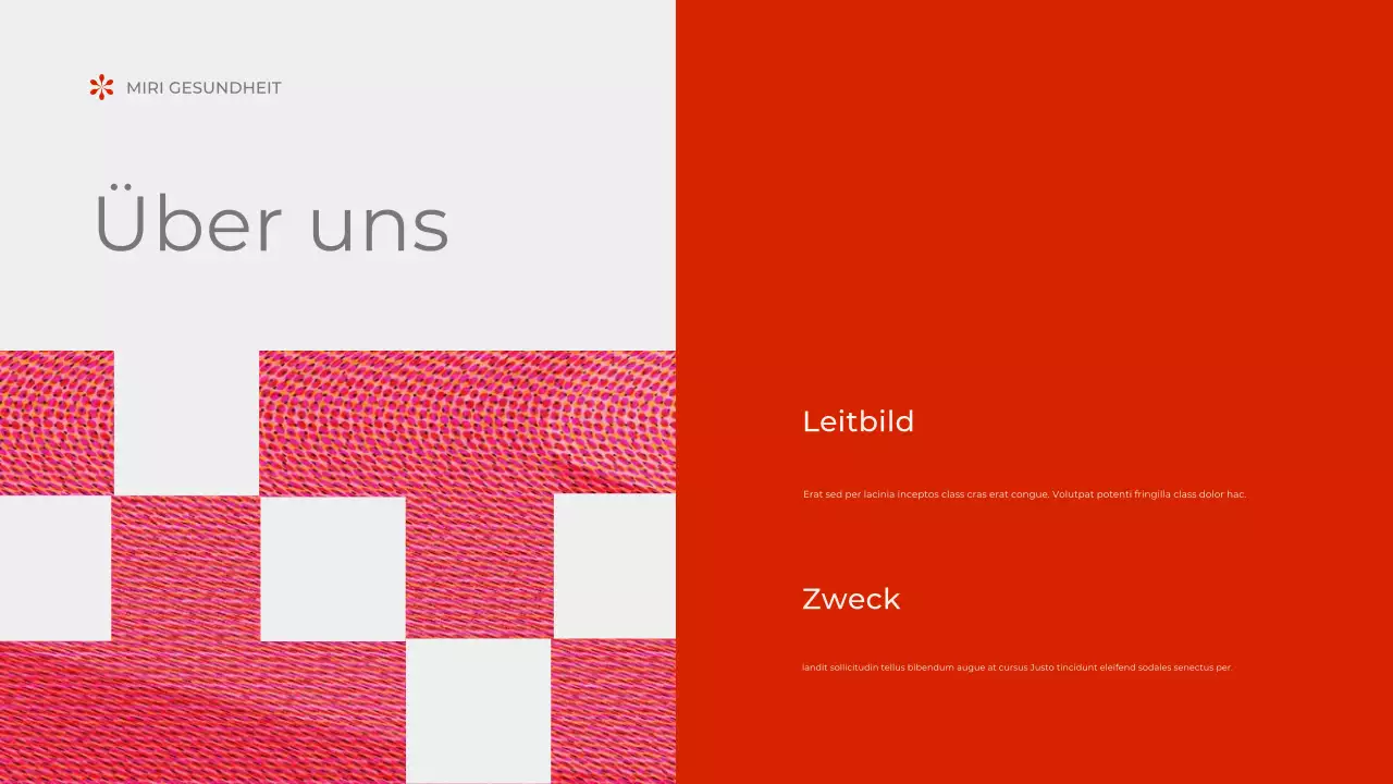 rotes abstraktes Non-Profit-Dokument