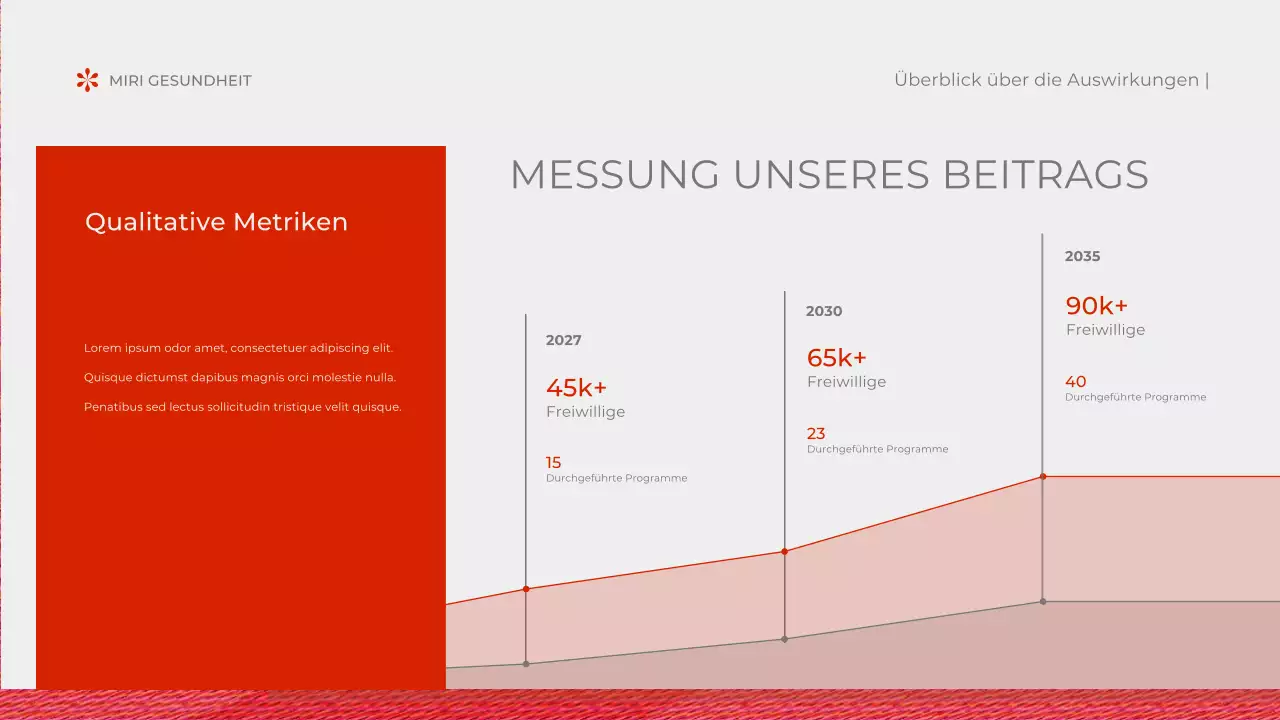 rotes abstraktes Non-Profit-Dokument