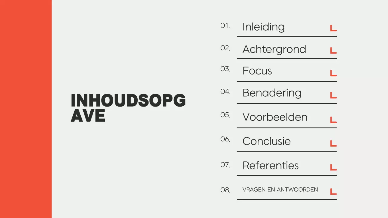 Orange modern Academisch Onderwijs Presentatie