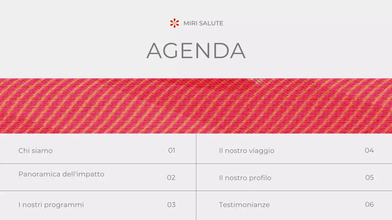 documento rosso astratto non profit