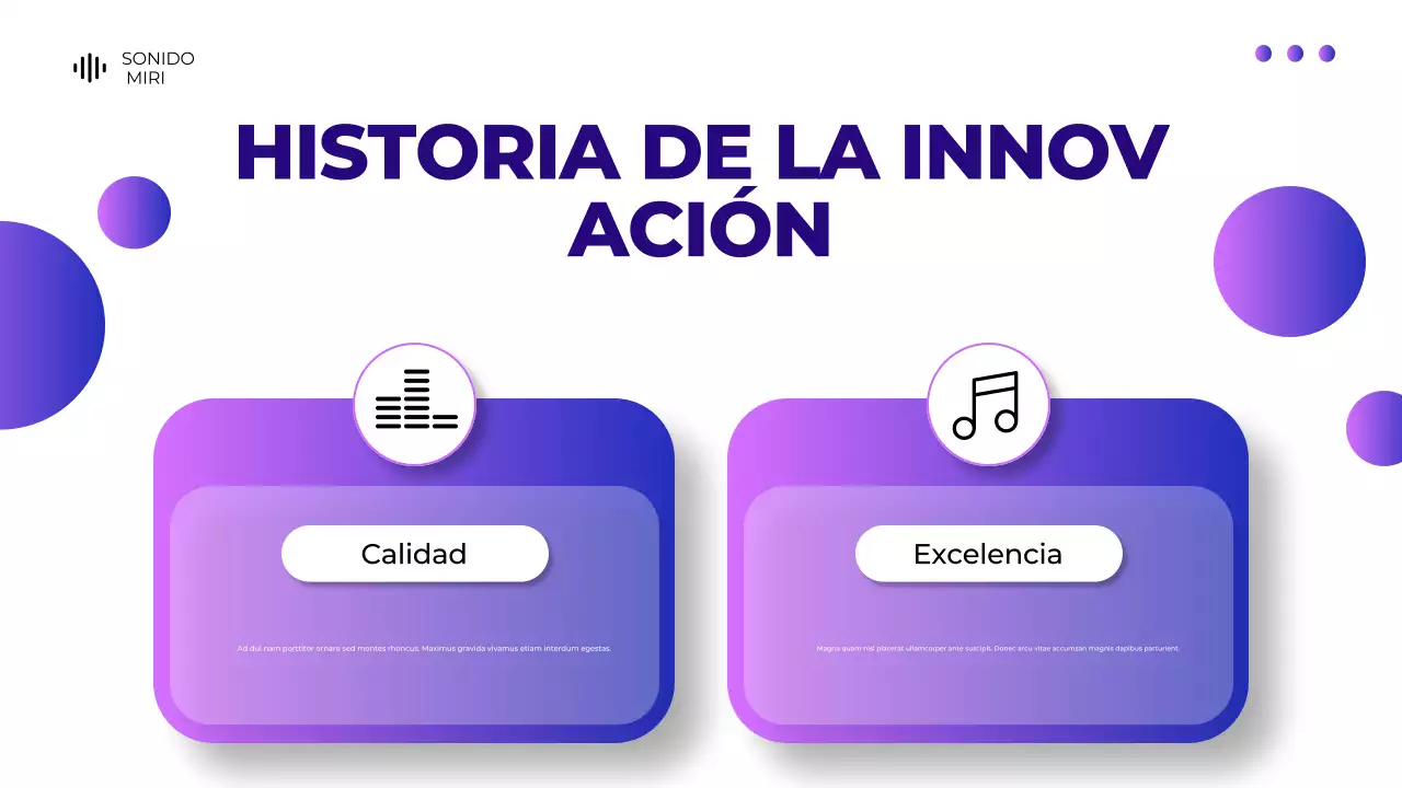Presentación del catálogo de productos de dispositivos digitales gris y morado