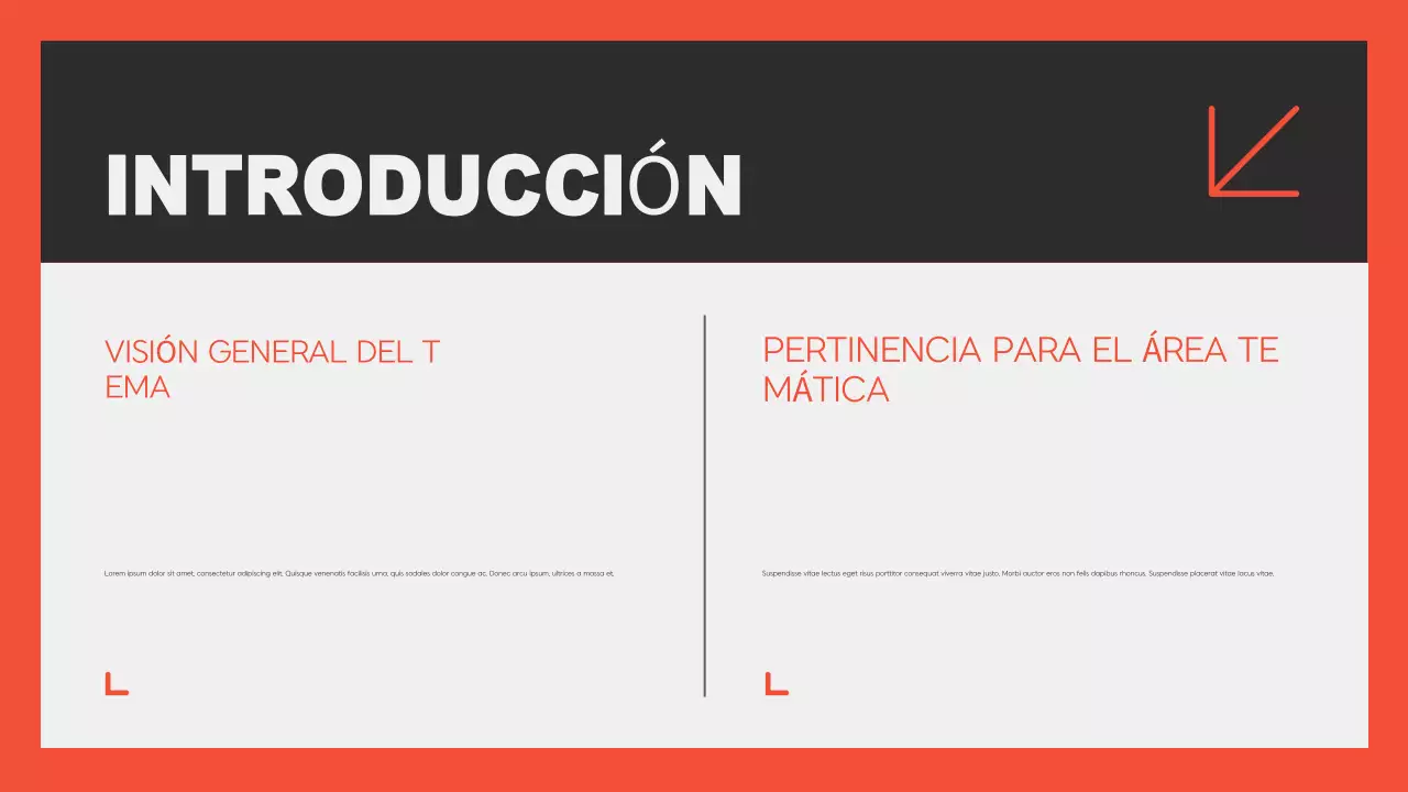 Presentación de Orange Modern Academic Education