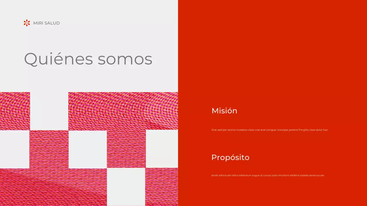 documento rojo abstracto sin ánimo de lucro