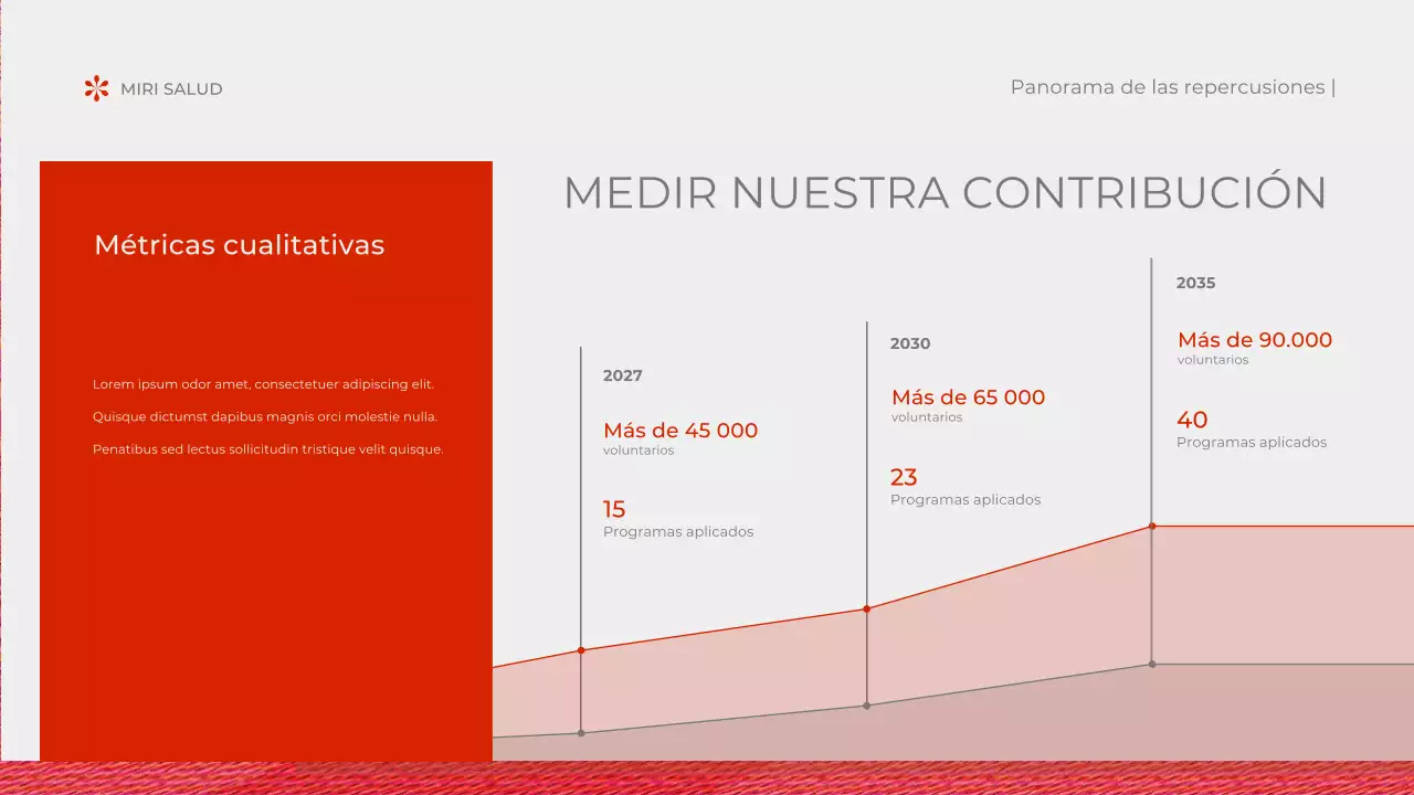 documento rojo abstracto sin ánimo de lucro