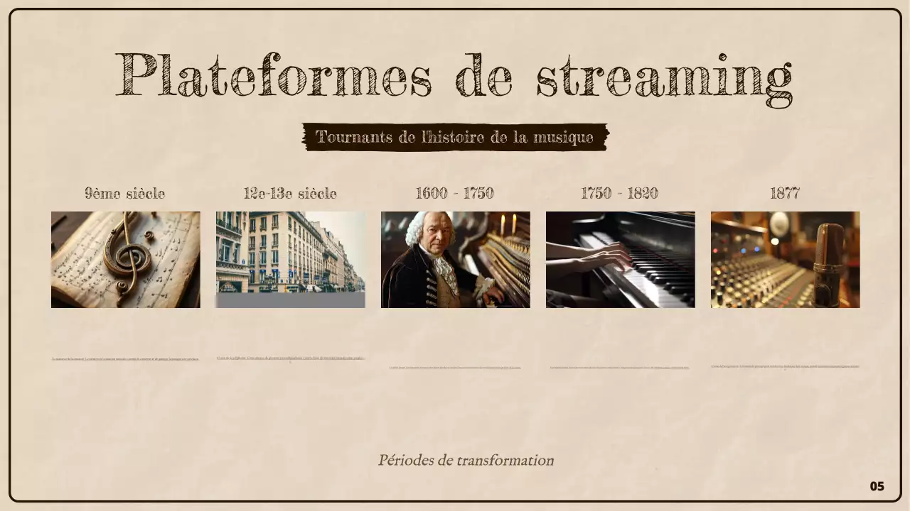 Présentation de l'histoire de la musique rustique brune