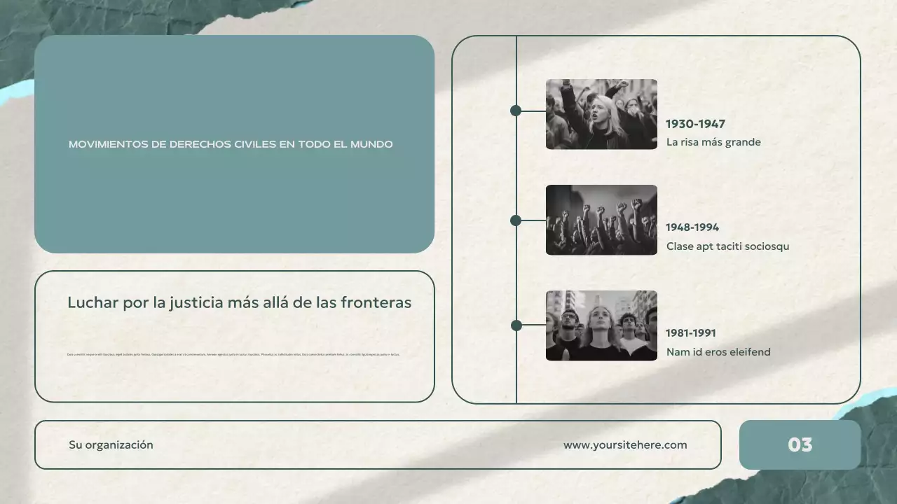 presentación del anuncio de unidad del movimiento civil moderno