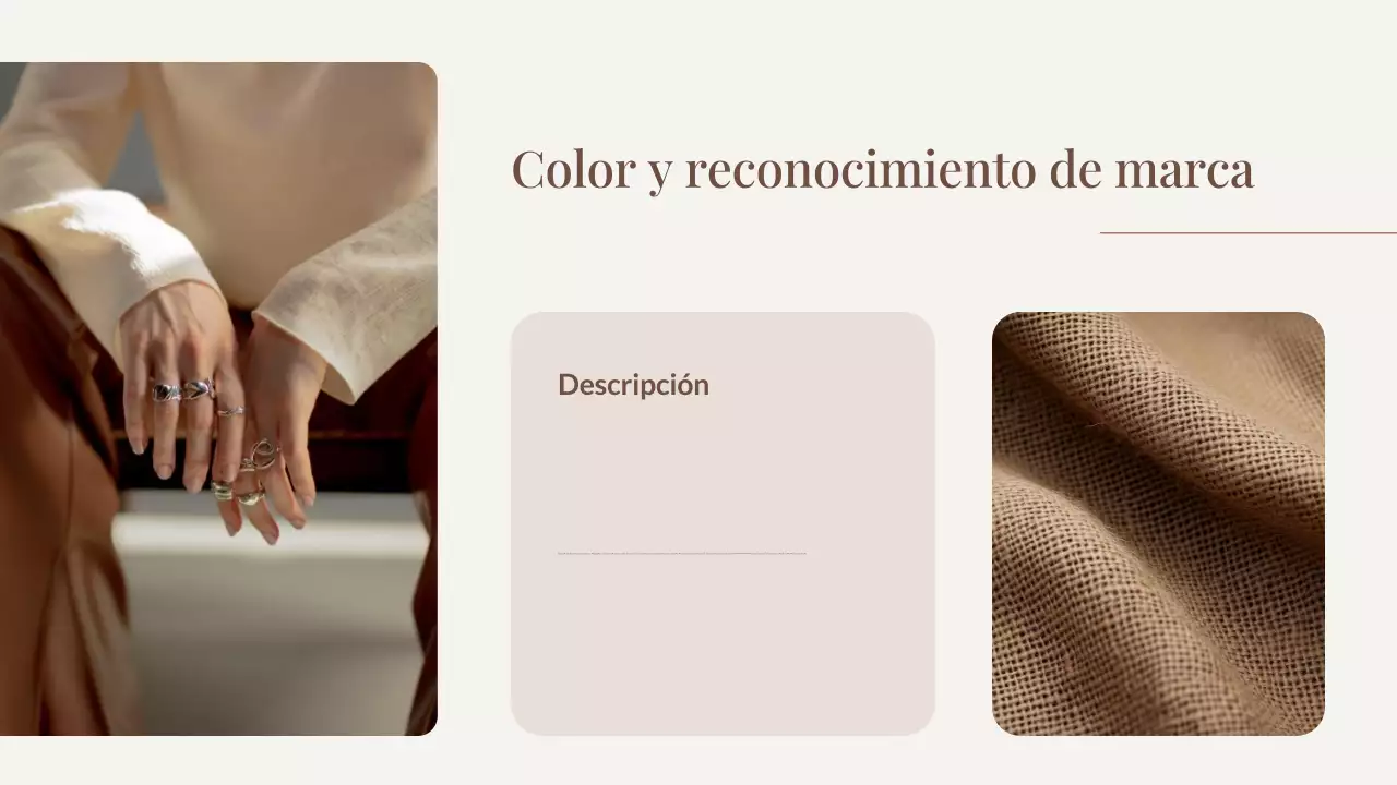Presentación de Brown Trend Color of The Year
