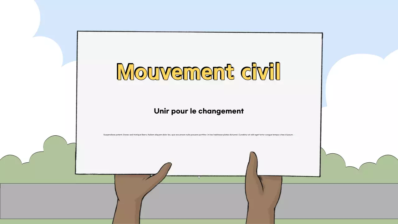 exposition pastel sur les mouvements civils modernes