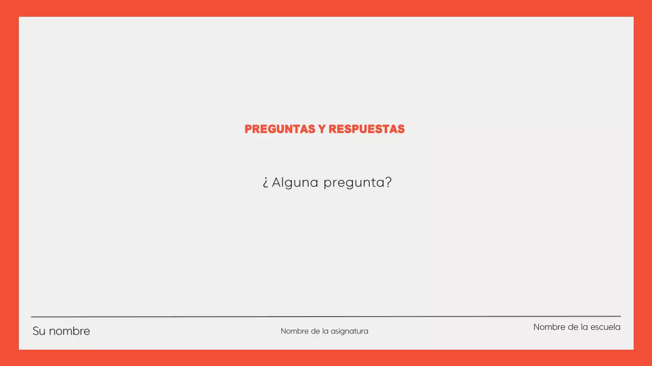 Presentación de Orange Modern Academic Education