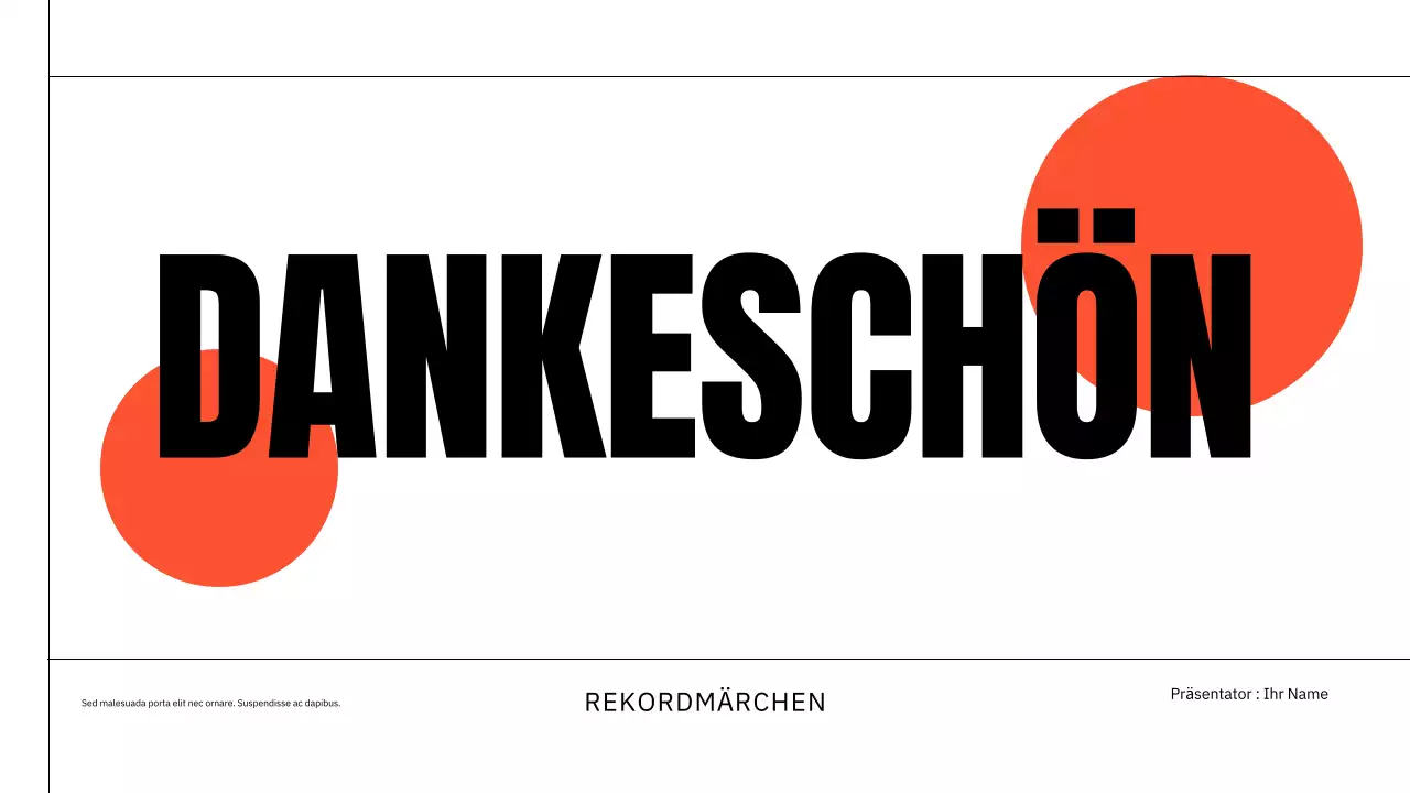 orangefarbene klassische Musikpräsentation