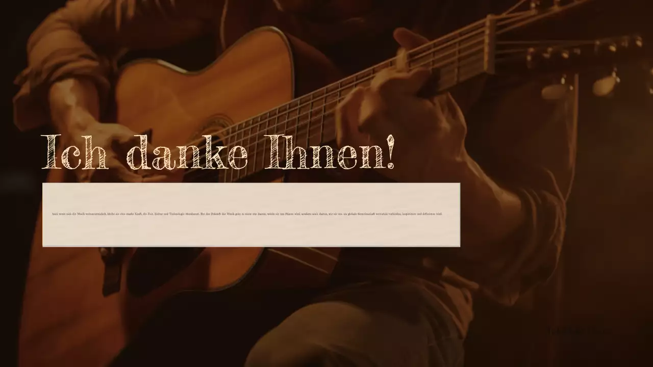 Braun Rustikale Musikgeschichte Präsentation