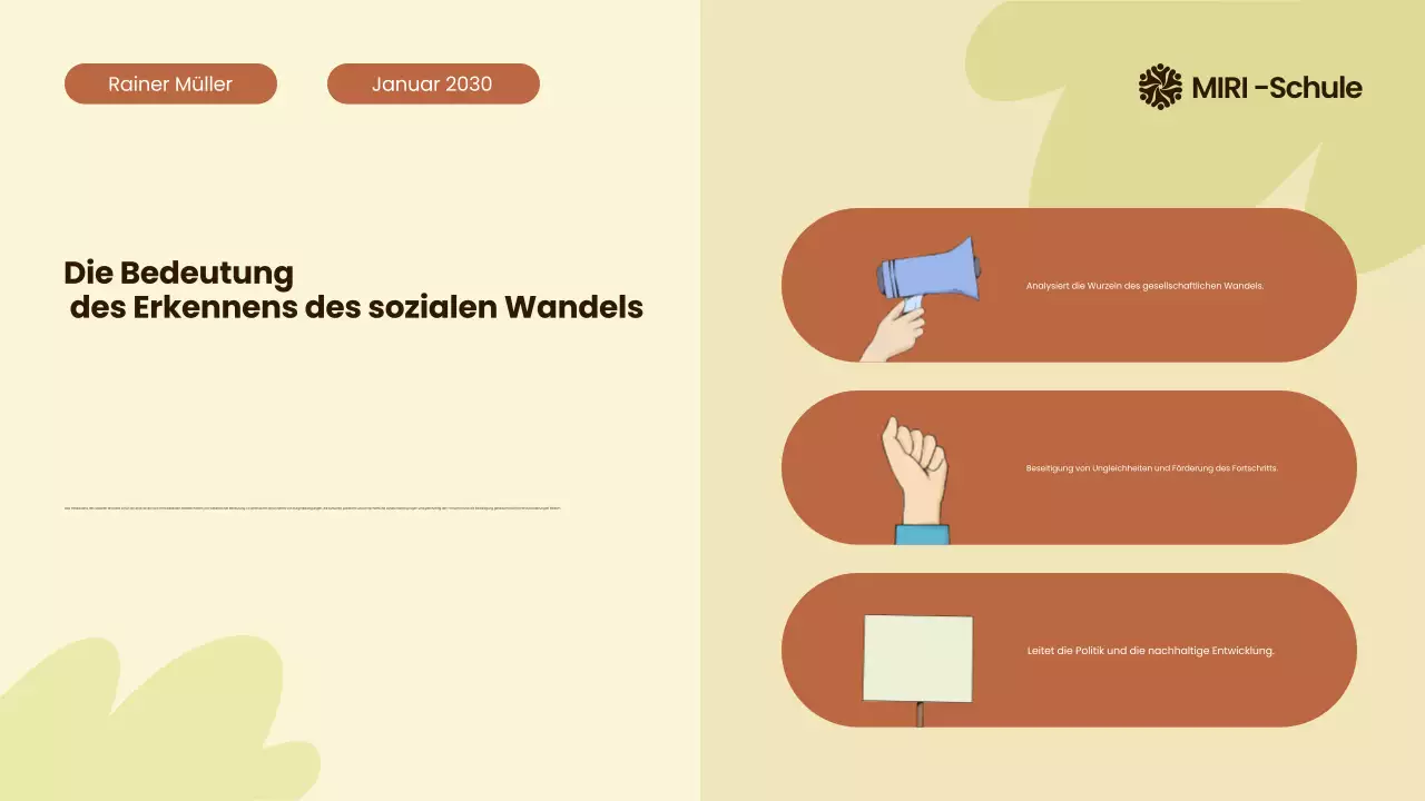 Beige und Orange Moderne illustrierte Bürgerbewegungen rund um die Welt