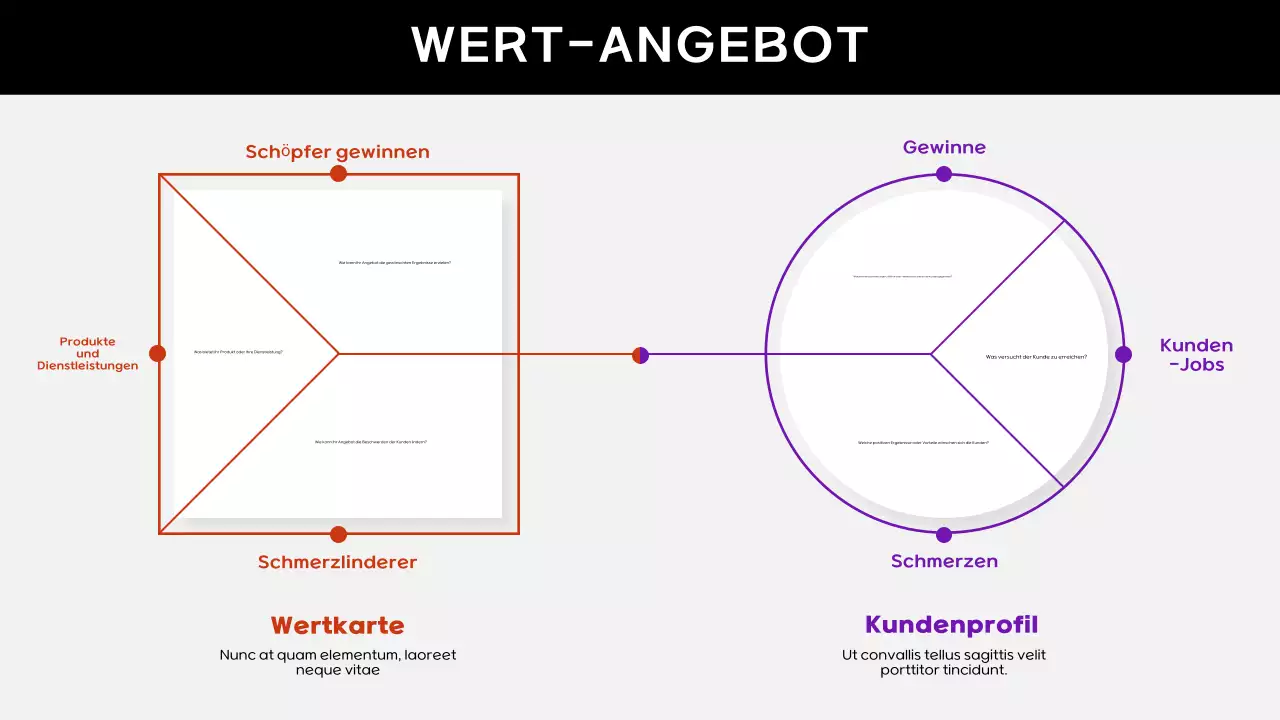 grauer moderner Businessplan