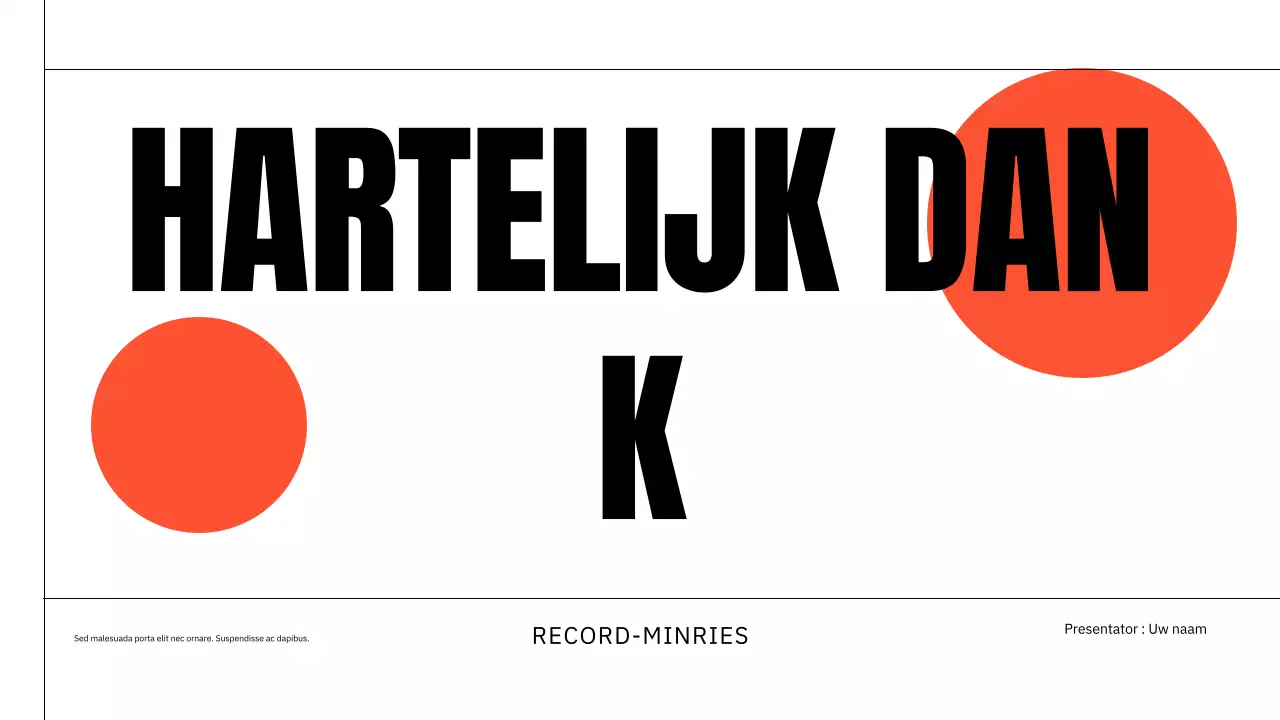 presentatie oranje klassieke muziek