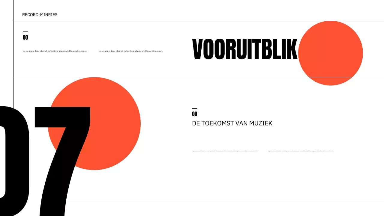 presentatie oranje klassieke muziek