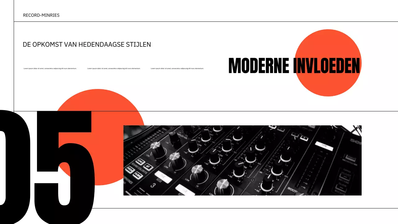 presentatie oranje klassieke muziek