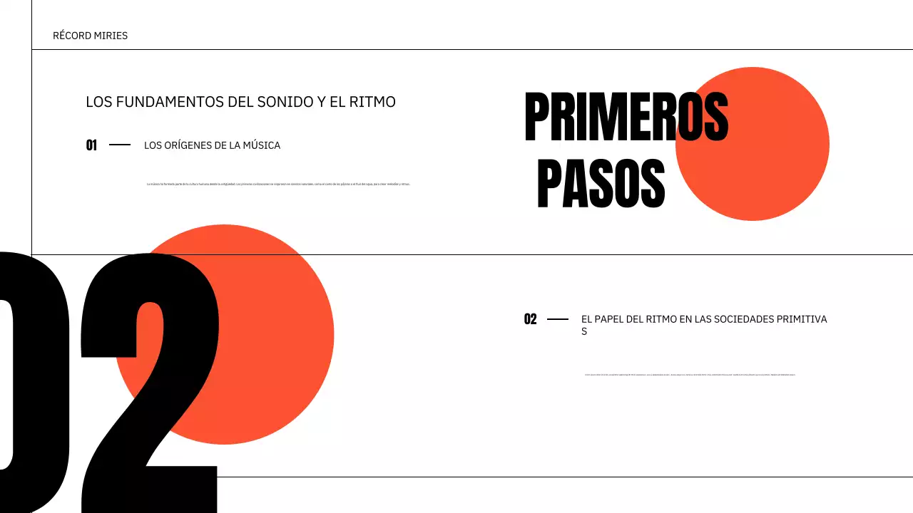 presentación de música clásica naranja