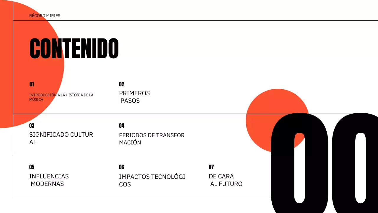 presentación de música clásica naranja
