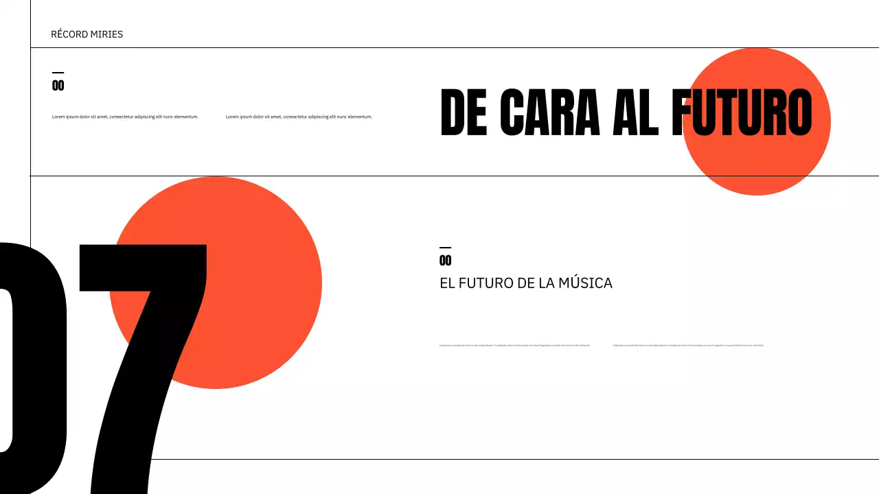 presentación de música clásica naranja