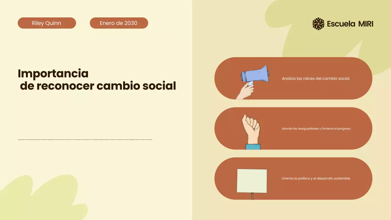 Beige y naranja Movimientos civiles modernos ilustrados en todo el mundo