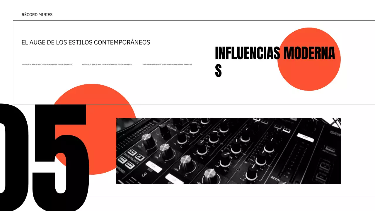 presentación de música clásica naranja